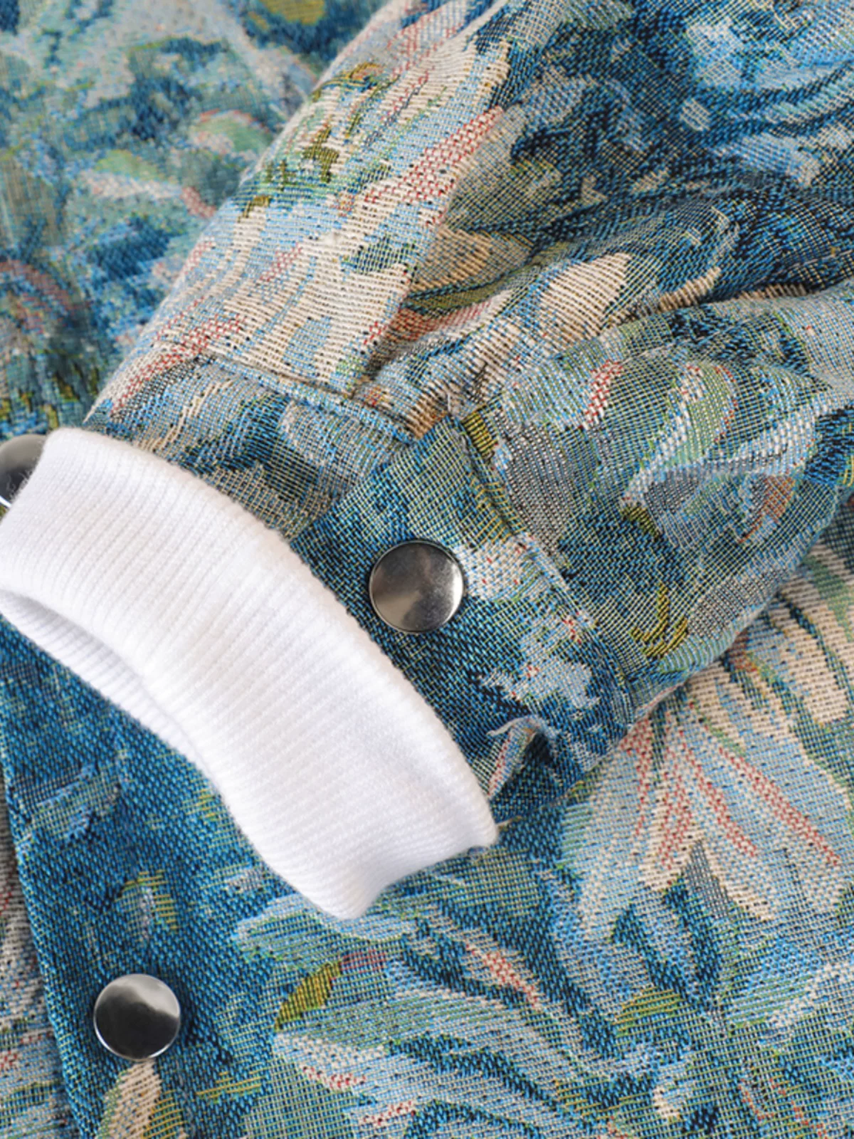 Áo sơ mi thêu hoa nam dài tay dáng rộng kiểu Mỹ áo khoác thường ngày mùa xuân thu hợp thời trang áo sơ mi cao cấp mát mẻ