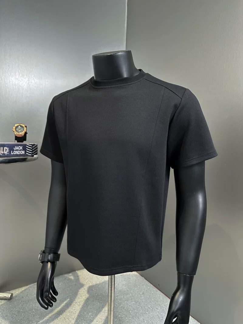 Áo thun ngắn tay đơn giản kiểu Mỹ dành cho nam và nữ, áo thun cổ tròn dáng rộng mùa hè, áo thun nửa tay thời trang dành cho cặp đôi.