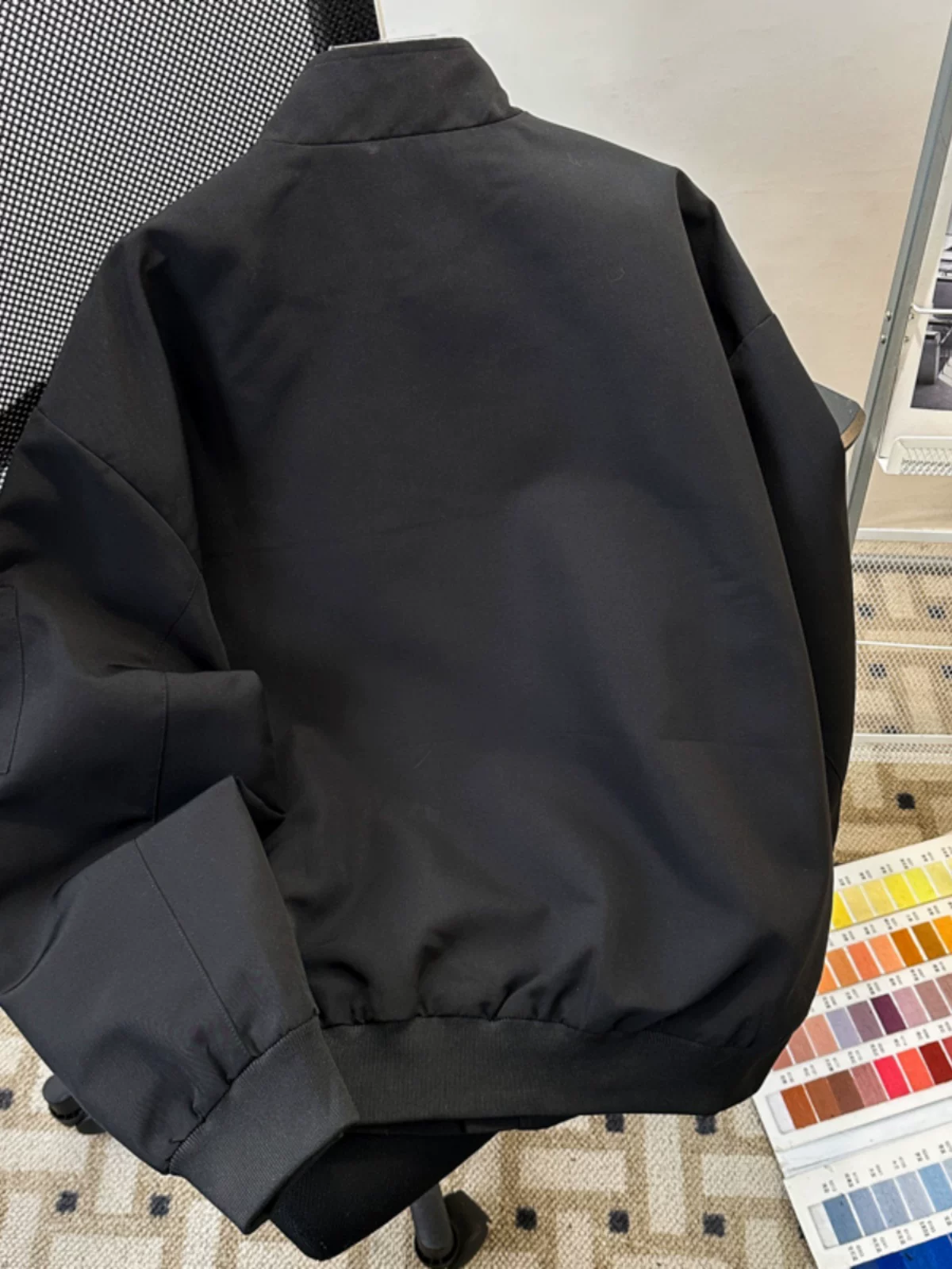 Áo khoác phi công dành cho nam, dáng rộng, cổ đứng, kiểu áo khoác bóng chày, phong cách xuân thu, thương hiệu thời trang retro Mỹ, áo khoác ngoài cho cặp đôi.