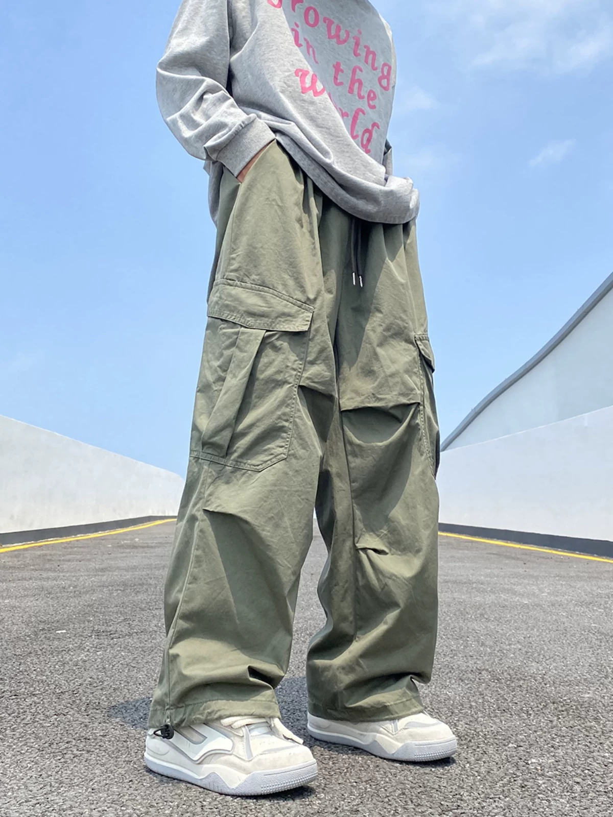 Quần cityboy kiểu Nhật mùa hè dành cho nam, quần công sở nhanh khô kiểu Mỹ, quần ống đứng rộng rãi, hợp thời trang, phong cách thường ngày.