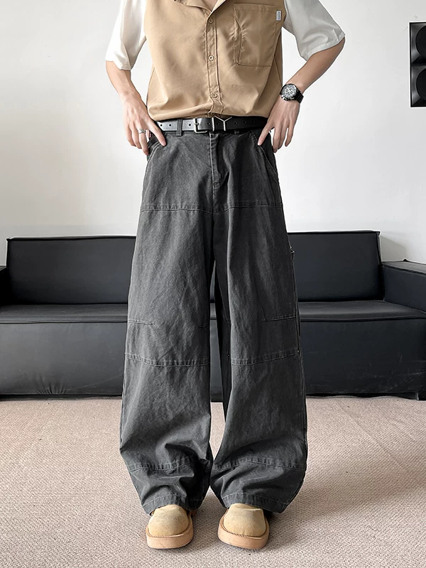 Quần ống đứng kiểu Mỹ, quần công sở cleanfit hợp thời trang mùa xuân hè, quần dài ống rộng thoải mái.