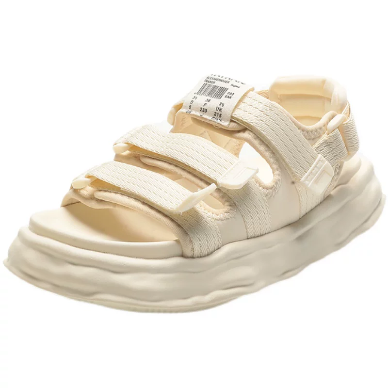 Dép thể thao Velcro dành cho nữ, dép đi ngoài trời đế dày thời trang mùa hè, giày đi biển thông thường mới năm 2026.