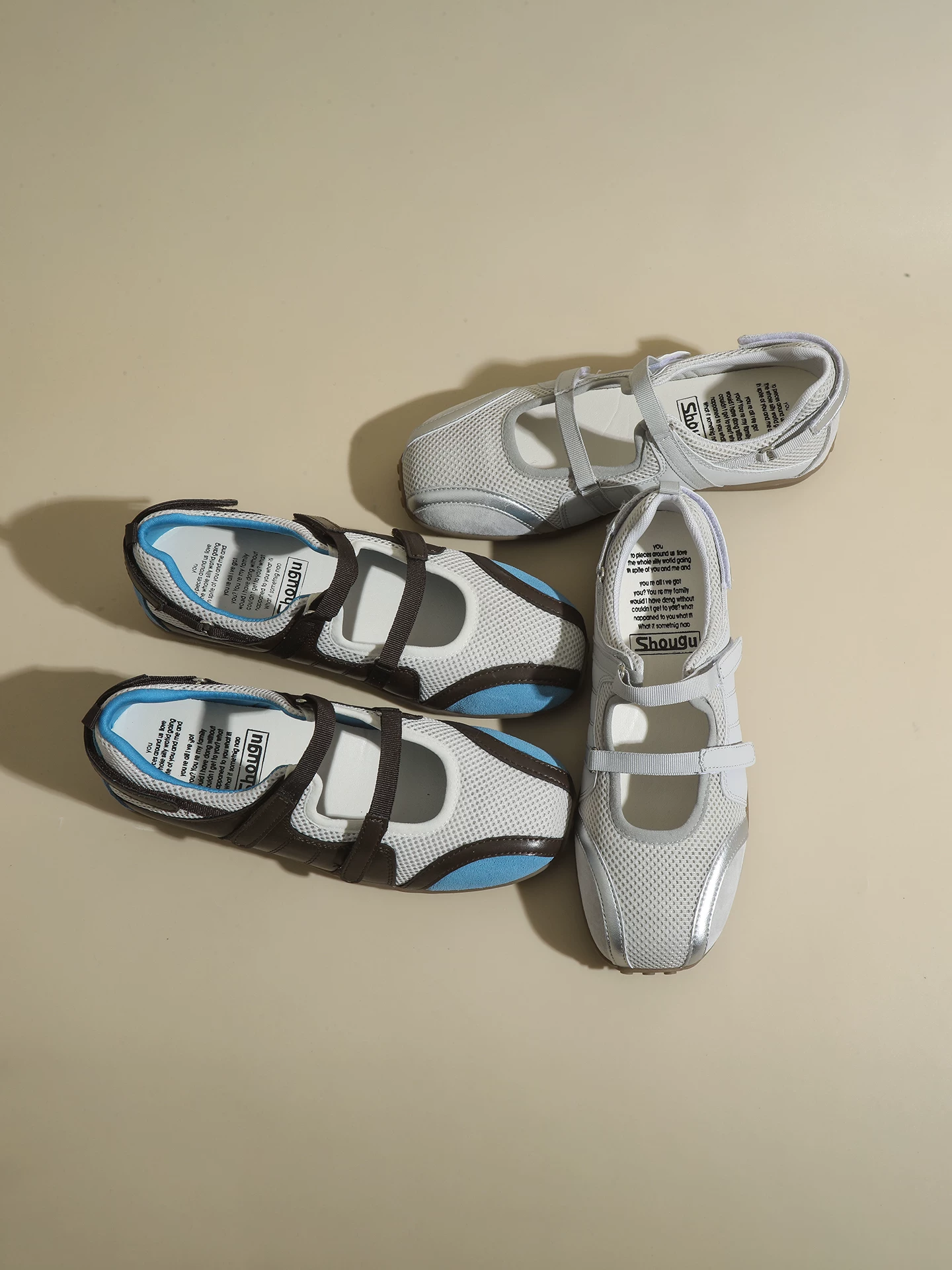 Giày sandal Mary Jane thể thao đa năng dành cho nữ, giày tập kiểu ballet đế thấp, giày lưới thoáng khí thời trang mùa hè 2026.