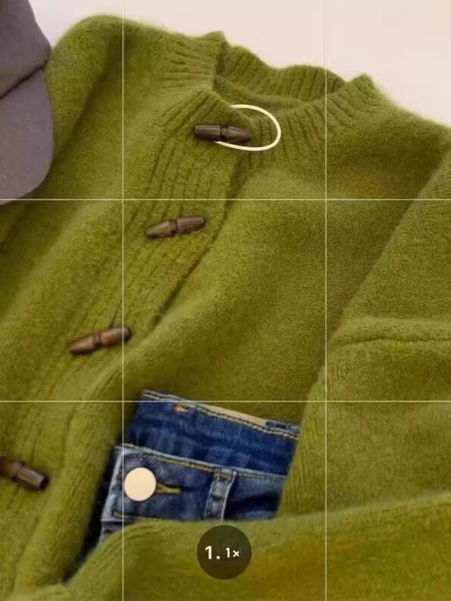 Áo cardigan len dệt kim cổ tròn tay dài dáng rộng La Chapelle dành cho nữ, mẫu mới thu đông 2025