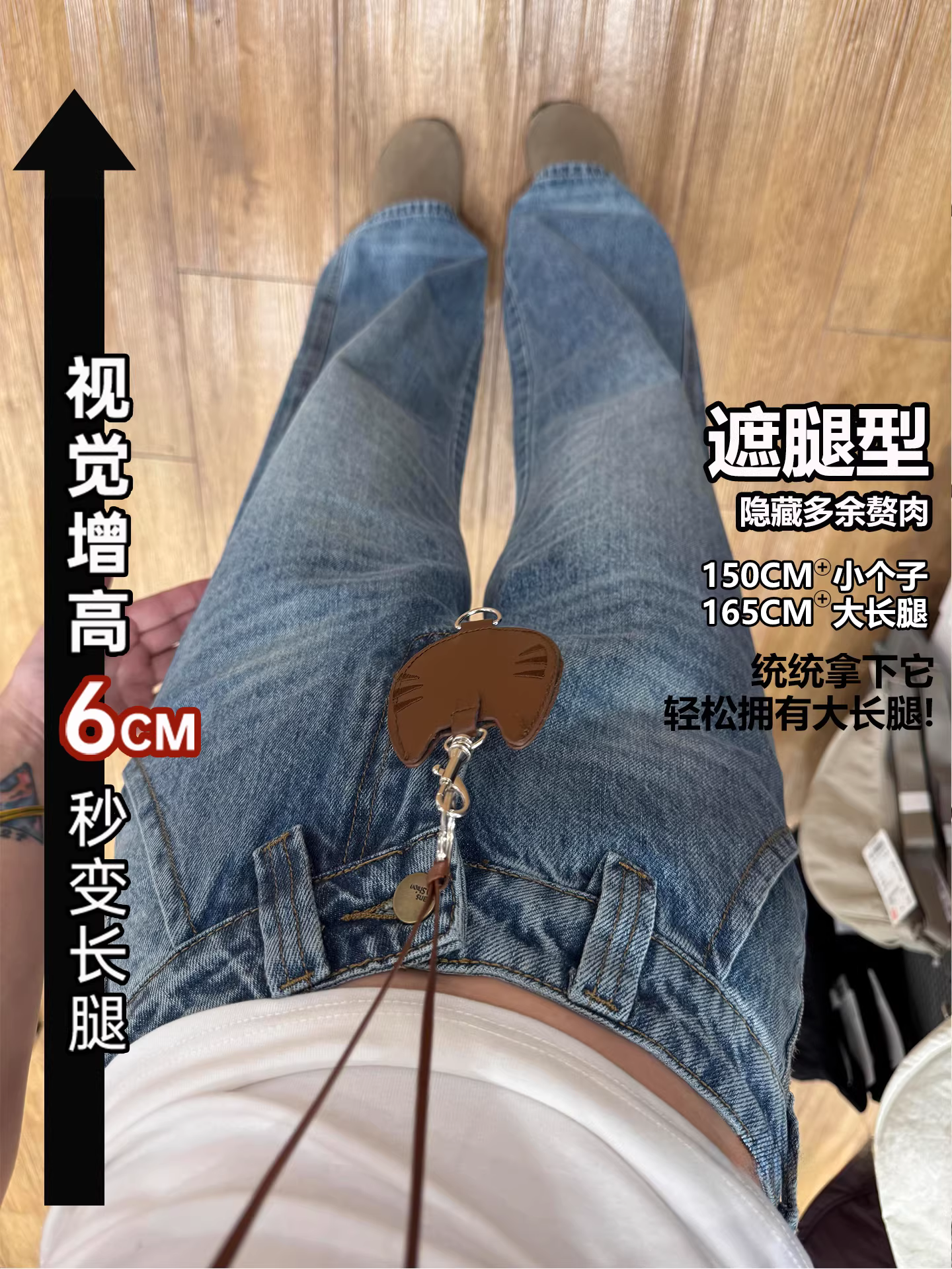 Quần jeans ống rộng kiểu Mỹ La Chapelle dành cho nữ, thiết kế mới thu đông 2025, kiểu dáng công sở, quần ống thẳng