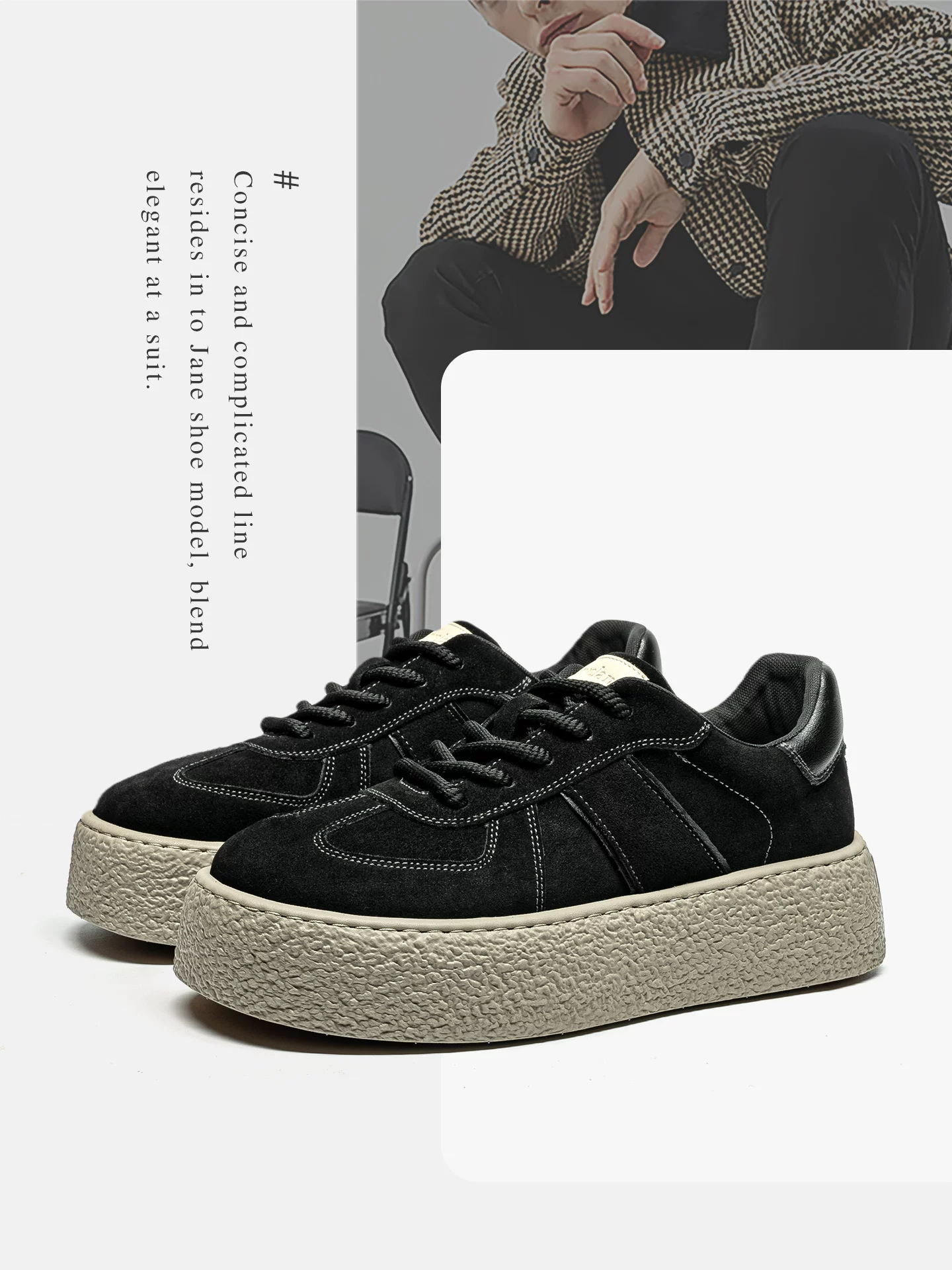 Giày nam Maple Leaf Giày tập luyện đế dày của Đức Giày nam mùa thu đông 2025 Da thật Giày thể thao nam tăng chiều cao Giày đa năng Giày cổ điển hợp thời trang