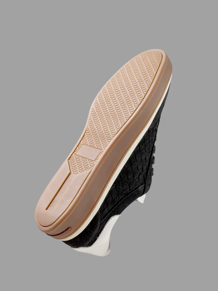 Giày nam Maple Leaf Giày retro nam 2025 Giày thể thao mới cá tính Giày dệt thông thường thoáng khí Giày đa năng hợp thời trang cho mùa thu