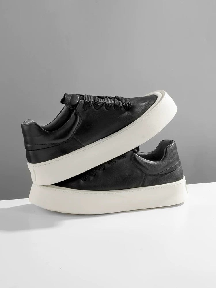 Giày nam Maple Leaf Giày thể thao da thật Giày cotton ấm áp mùa đông cho nam Giày cotton ấm áp mùa đông kiểu mới Giày nam đế dày Giày thường ngày hợp thời trang Giày đa năng