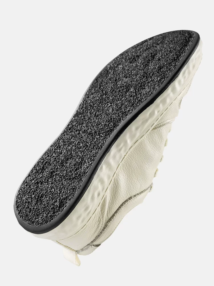 Giày nam Maple Leaf Da thật Giày thể thao màu trắng Giày thông thường thoáng khí theo mùa Giày thể thao màu trắng đa năng mới cao cấp Đơn giản hợp thời trang