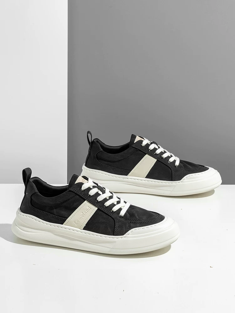 Giày nam Maple Leaf chất liệu vải thoáng khí, giày thể thao nam 2025 kiểu mới, giày vải đế mềm đơn giản, phong cách Hàn Quốc, đa năng, hợp thời trang