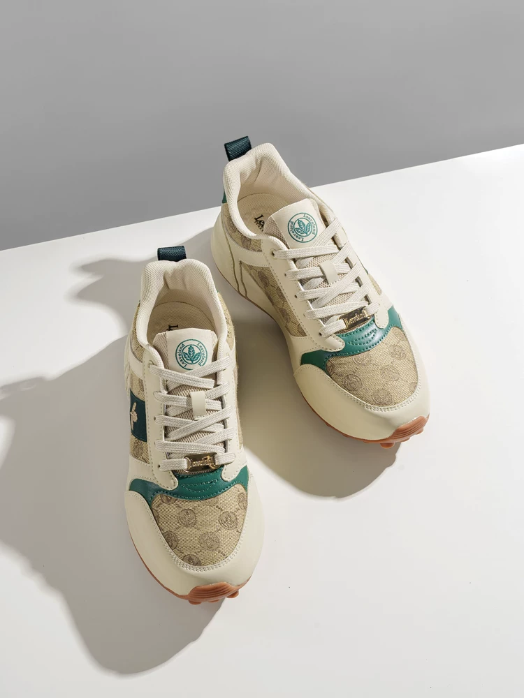 Giày nam Maple Leaf Giày thể thao nam thoáng khí Giày thể thao nam thời trang mới Giày bố đa năng Giày đế dày tăng chiều cao Giày nam hợp thời trang