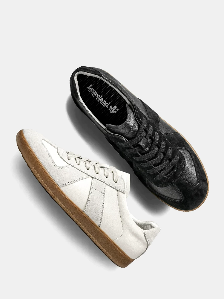 Giày nam Maple Leaf Giày tập luyện Đức Giày cotton mùa đông nam Giày Forrest Gump Giày thể thao da thật nữ Giày thể thao cổ điển Giày trắng thông thường