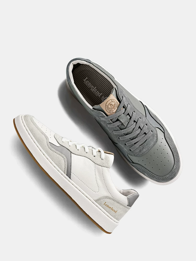 Giày Nam Maple Leaf Phong Cách Hàn Quốc Giày Hợp Thời Trang Giày Sneaker Chắp Vá Đa Năng Thể Thao Nam Giày Thường Ngày Màu Trắng Giày Trắng Mùa Thu