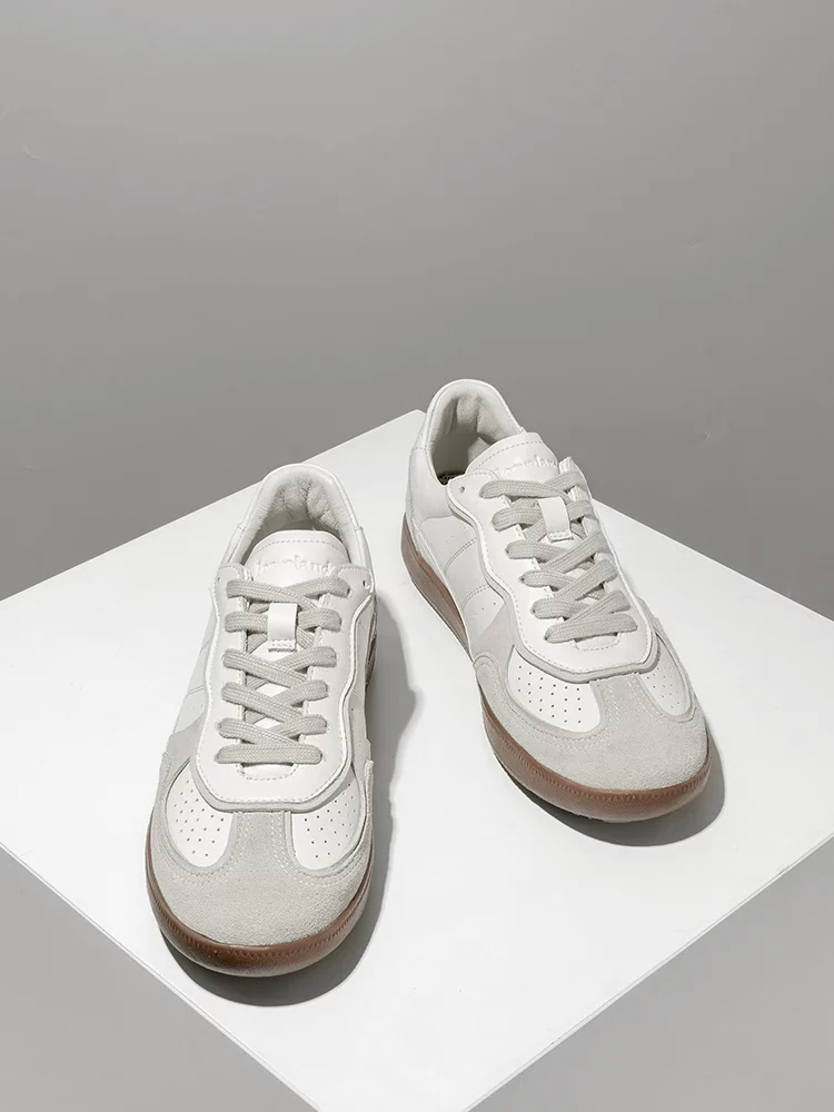 Giày Sneaker Nam Maple Leaf Mẫu Mới Thu Giày Trắng Nam Phong Cách Retro Đa Năng Giày Tập Đức Giày Cặp Đôi Nữ Thoáng Khí Thời Trang