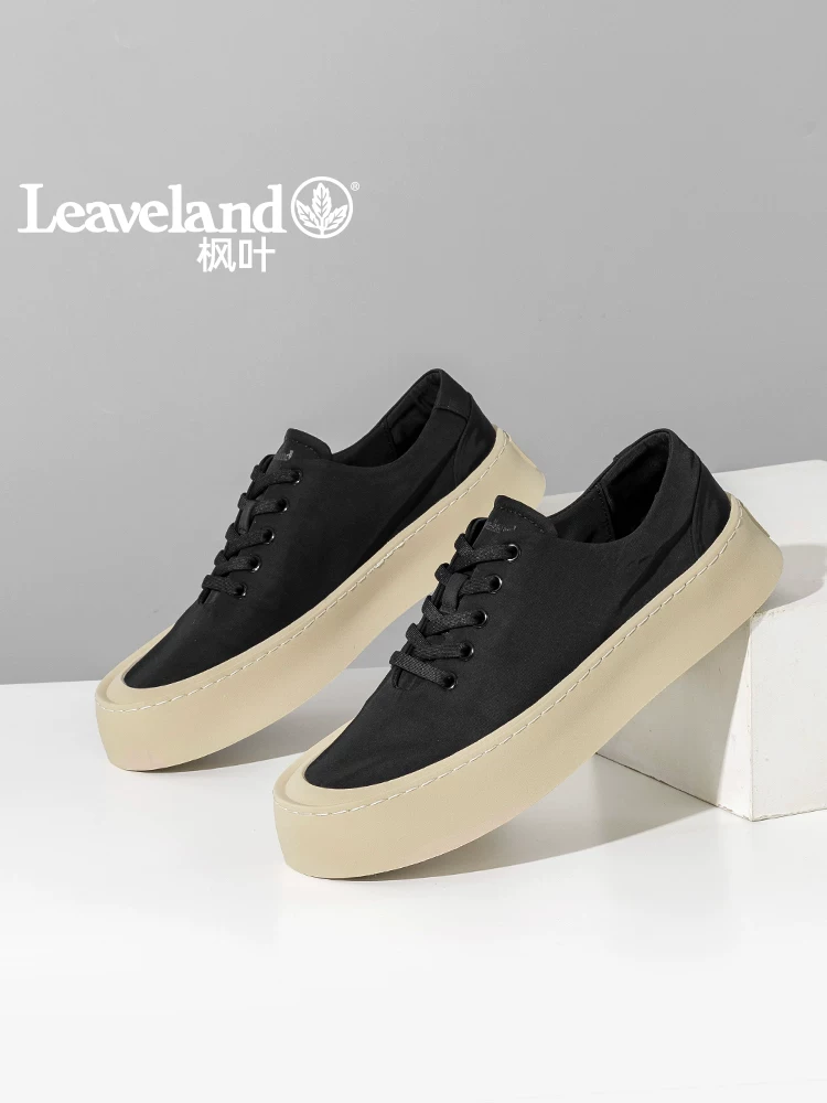 Giày thể thao nam cổ thấp Maple Leaf, giày vải nam đa năng mới, giày thường ngày thoáng khí hợp thời trang, giày đa năng, phong cách Hàn Quốc.
