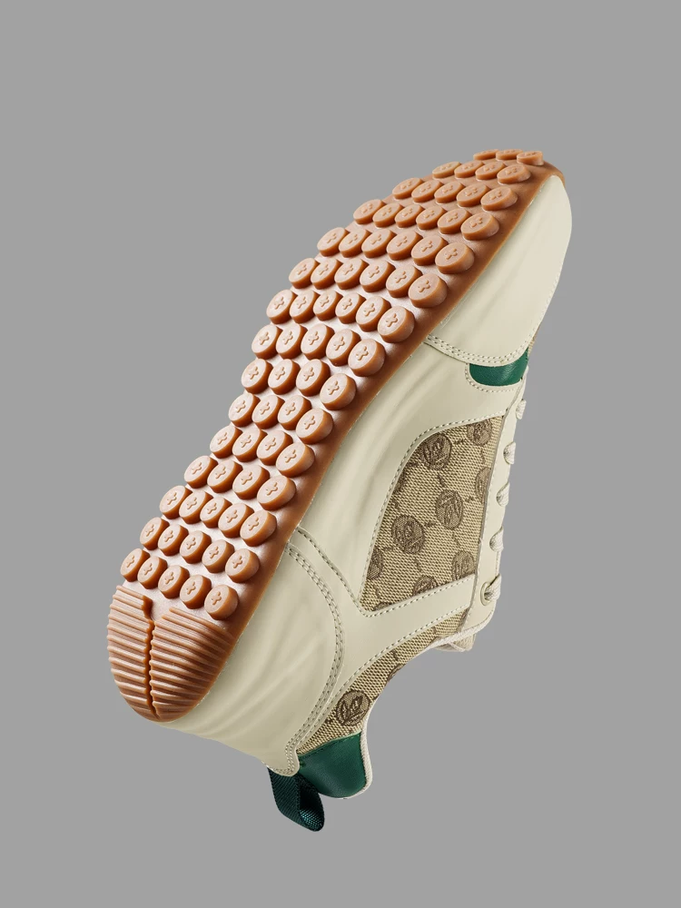 Giày nam Maple Leaf Giày thể thao nam thoáng khí Giày thể thao nam thời trang mới Giày bố đa năng Giày đế dày tăng chiều cao Giày nam hợp thời trang