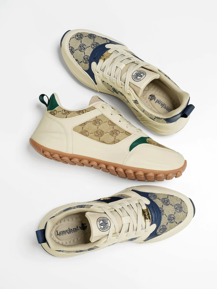 Giày nam Maple Leaf Giày thể thao nam thoáng khí Giày thể thao nam thời trang mới Giày bố đa năng Giày đế dày tăng chiều cao Giày nam hợp thời trang