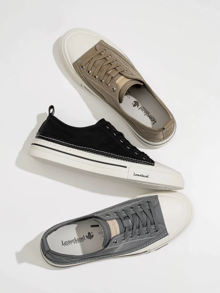 Giày nam Maple Leaf Giày vải mùa thu Giày vải nam cổ thấp mới Giày vải nam phong cách Hàn Quốc Giày đa năng Giày thể thao thông thường thoáng khí