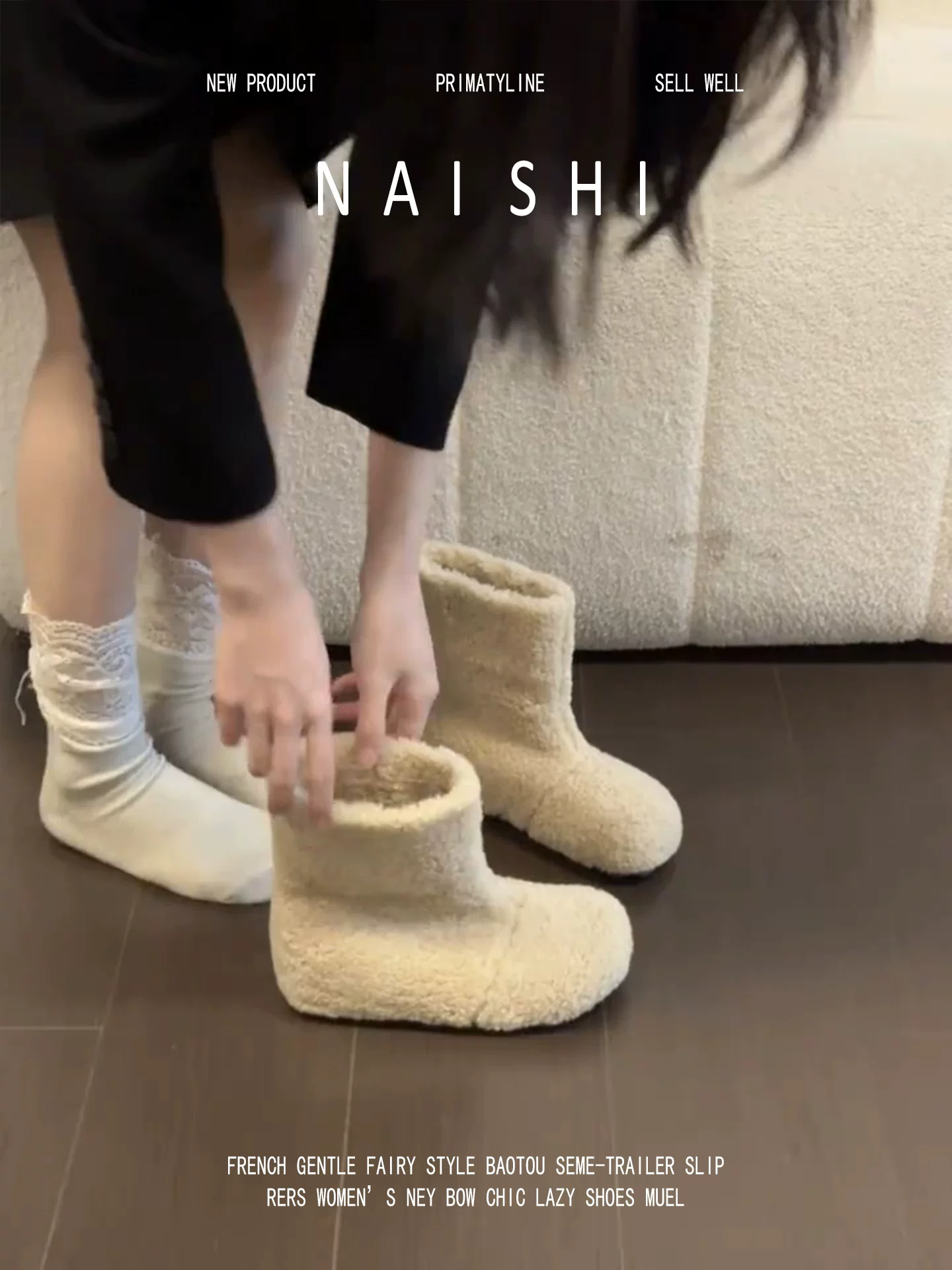 Phiên bản da cừu! Giày bốt ngắn lông thú cổ điển, giày bốt Birkenstock mũi tròn, giày cotton ấm áp, giày bốt mùa đông lót lông cừu.