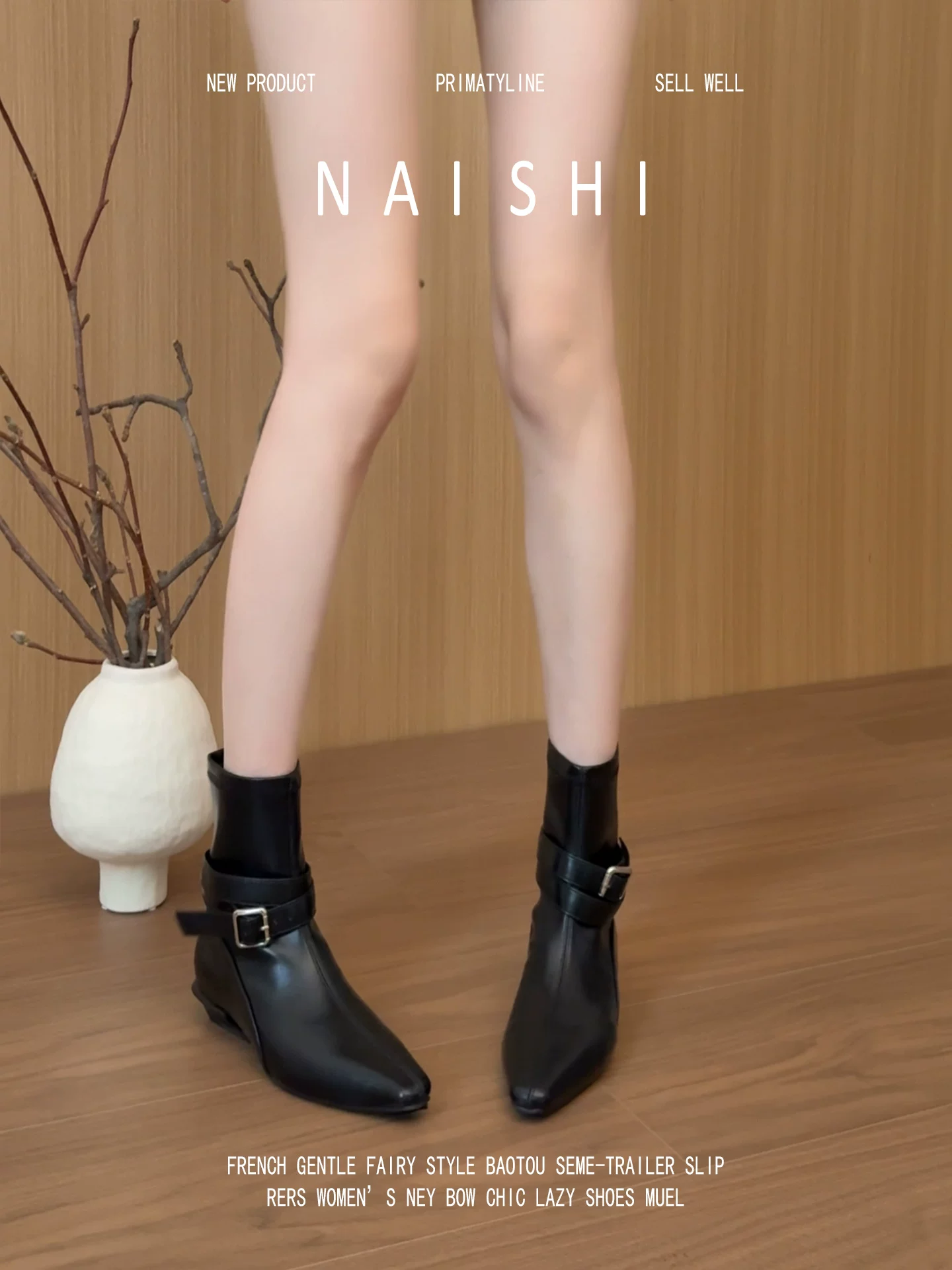 Phiên bản da cừu! Giày cao gót đế xuồng cổ điển có khóa thắt lưng, kiểu Anh, kiểu Martin, mũi nhọn, kiểu Chelsea, ôm sát chân dành cho nữ.