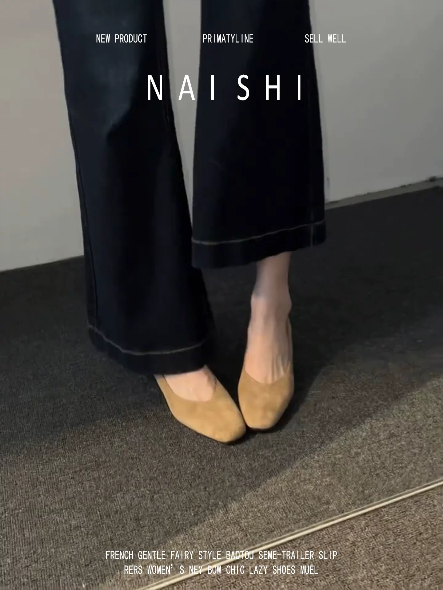 Phiên bản da cừu! Giày đế xuồng da lộn cổ điển, thoải mái cho bàn chân, thích hợp đi làm và đi làm, giày cao gót miệng nông đa năng với vẻ ngoài sành điệu.