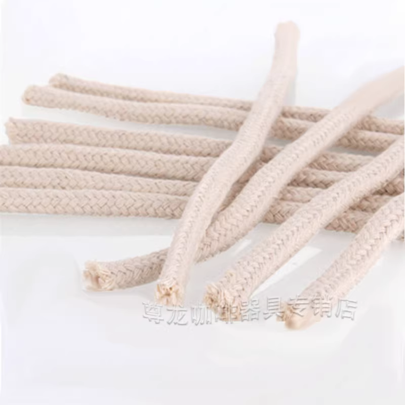 Máy pha cà phê siphon, ấm kiểu Bỉ, giá đỡ kiểu Ireland, bấc đèn cồn đa năng, bếp cồn, bấc hoàn toàn bằng cotton, 10 miếng