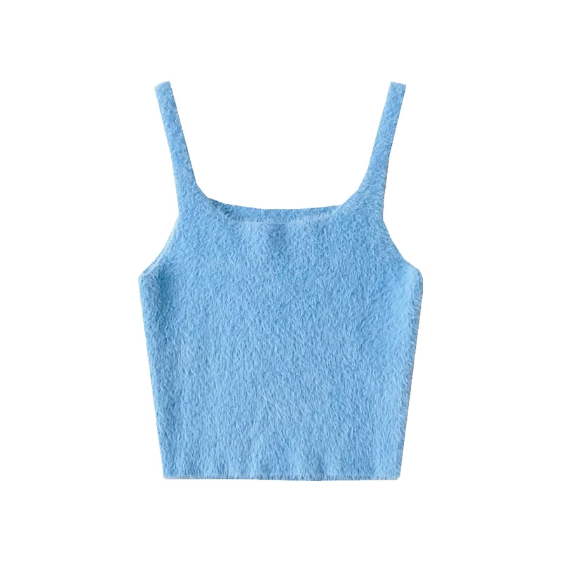 Áo crop top ngắn ôm sát gợi cảm YoungGirlDay, hở rốn, áo lót lông nhung nhiều màu đơn giản.