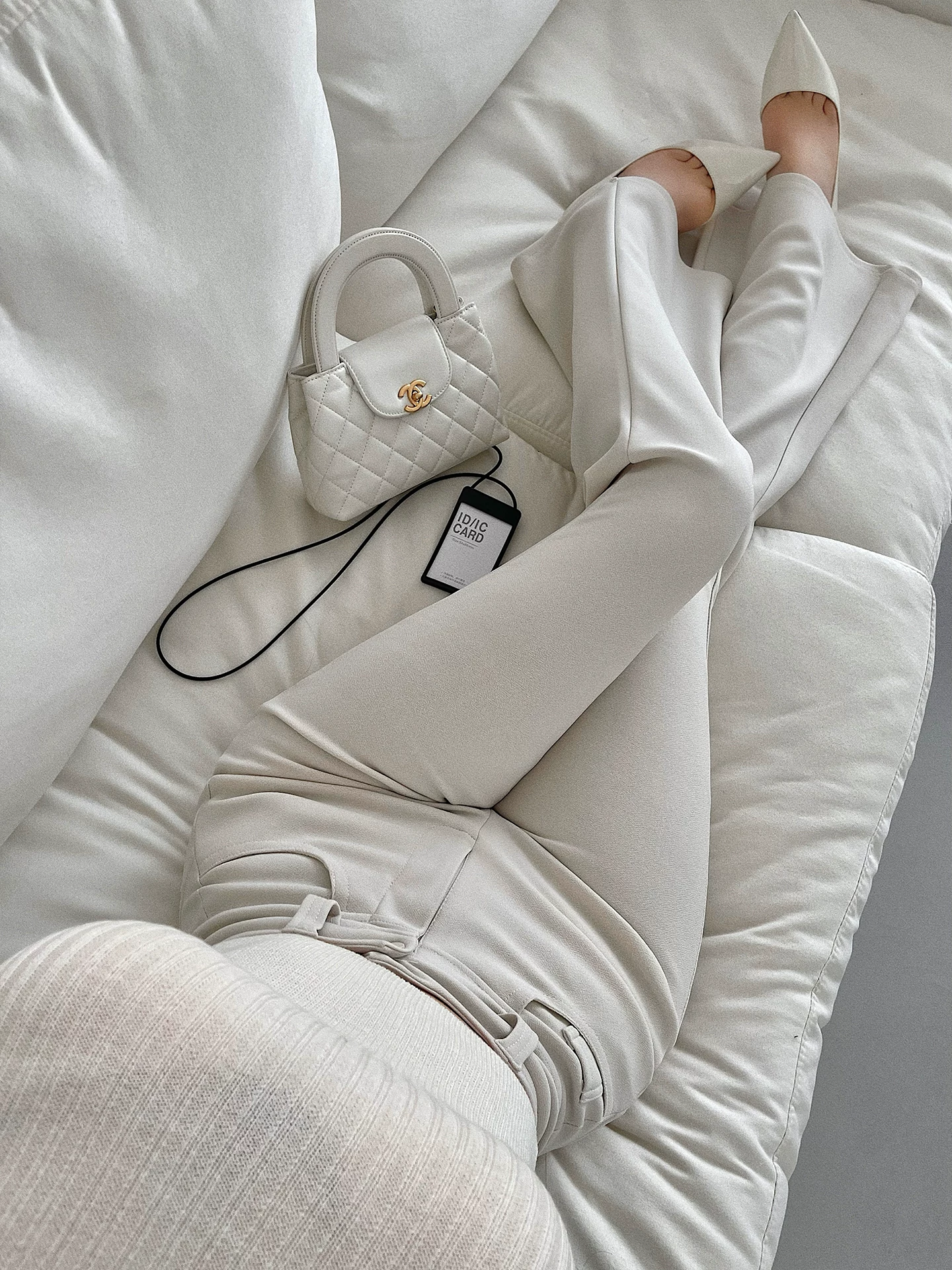 YoungGirlDay Quần ống loe co giãn eo cao kiểu dáng cổ điển phong cách Hàn Quốc giúp chân trông dài hơn Quần thường ngày dành cho nữ