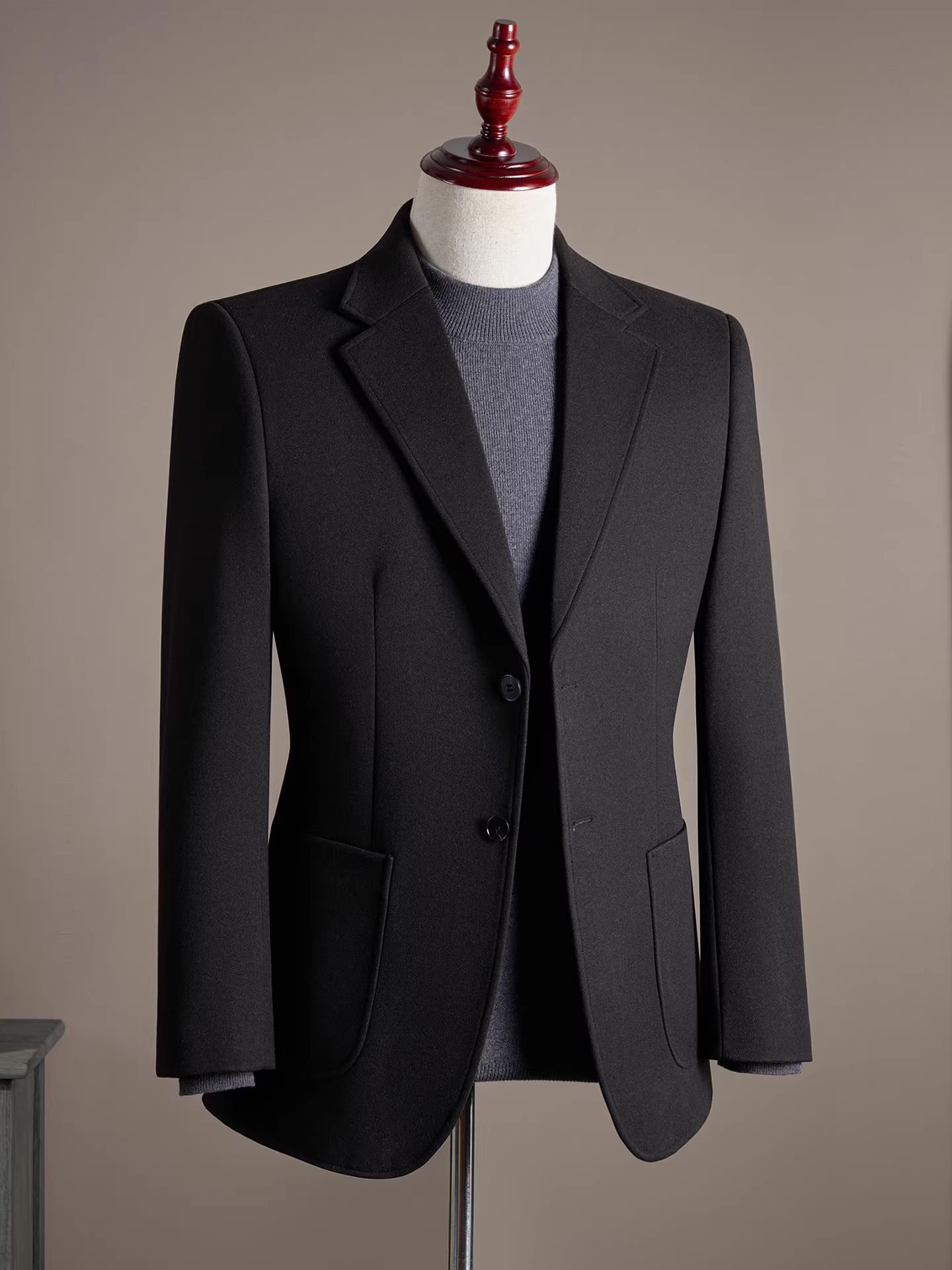 Áo khoác len dày mùa thu đông dành cho nam, chất lượng cao, ôm dáng, thời trang, giản dị, công sở, đa năng, cỡ lớn, kiểu dáng đơn giản.