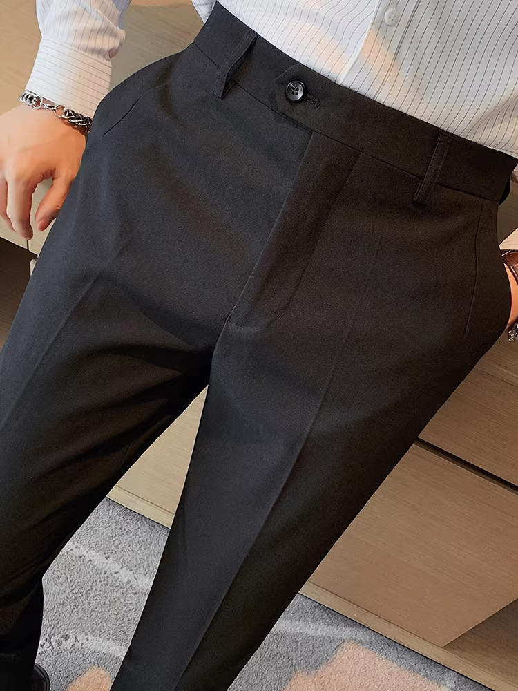 Quần âu nam dáng ôm, chất liệu cao cấp, quần thời trang thường ngày, quần công sở lịch sự, quần vest dáng ôm mềm mại.