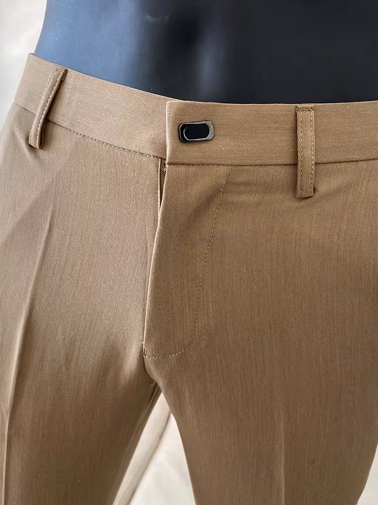 Quần âu nam cao cấp, kiểu dáng mới xuân hè, đa năng, ôm dáng, ống côn, quần tây công sở lịch lãm.
