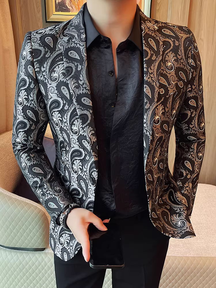 Áo blazer nam thời thượng và sành điệu cho mùa thu năm 2025, kiểu dáng thời trang, năng động, đa năng, lịch lãm và ôm dáng.