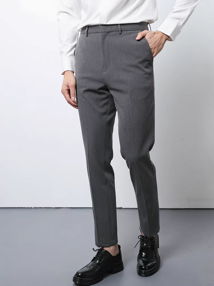 Quần âu nam thêu ong chất lượng cao, đa năng, kiểu dáng ôm body, lịch sự, sang trọng, phong cách trưởng thành, quần âu kiểu dáng ôm body.