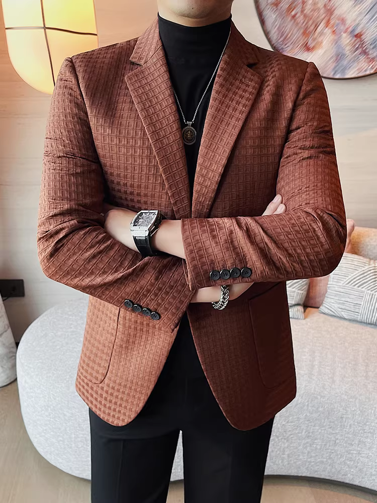 Áo blazer nam phong cách doanh nhân, thời trang, hợp xu hướng, lịch lãm, giản dị, đa năng, cao cấp, ôm dáng, chống nhăn.