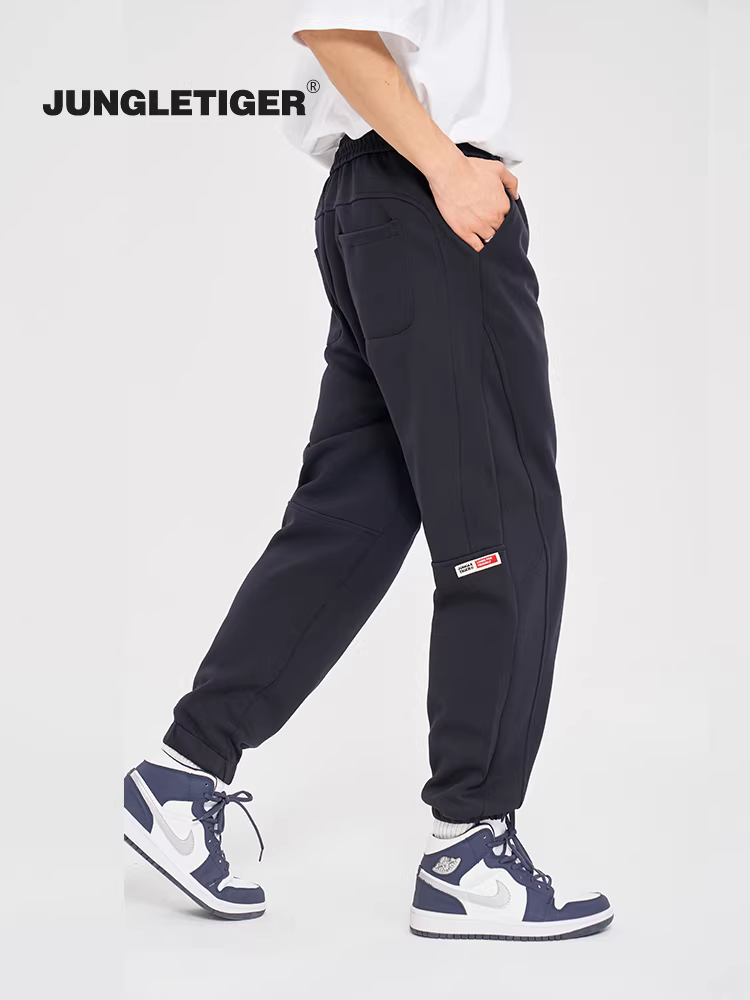 Quần jogger nam thời trang dây rút Jungle Tiger, quần jogger rộng rãi đa năng mùa thu 2025, quần ống côn nữ