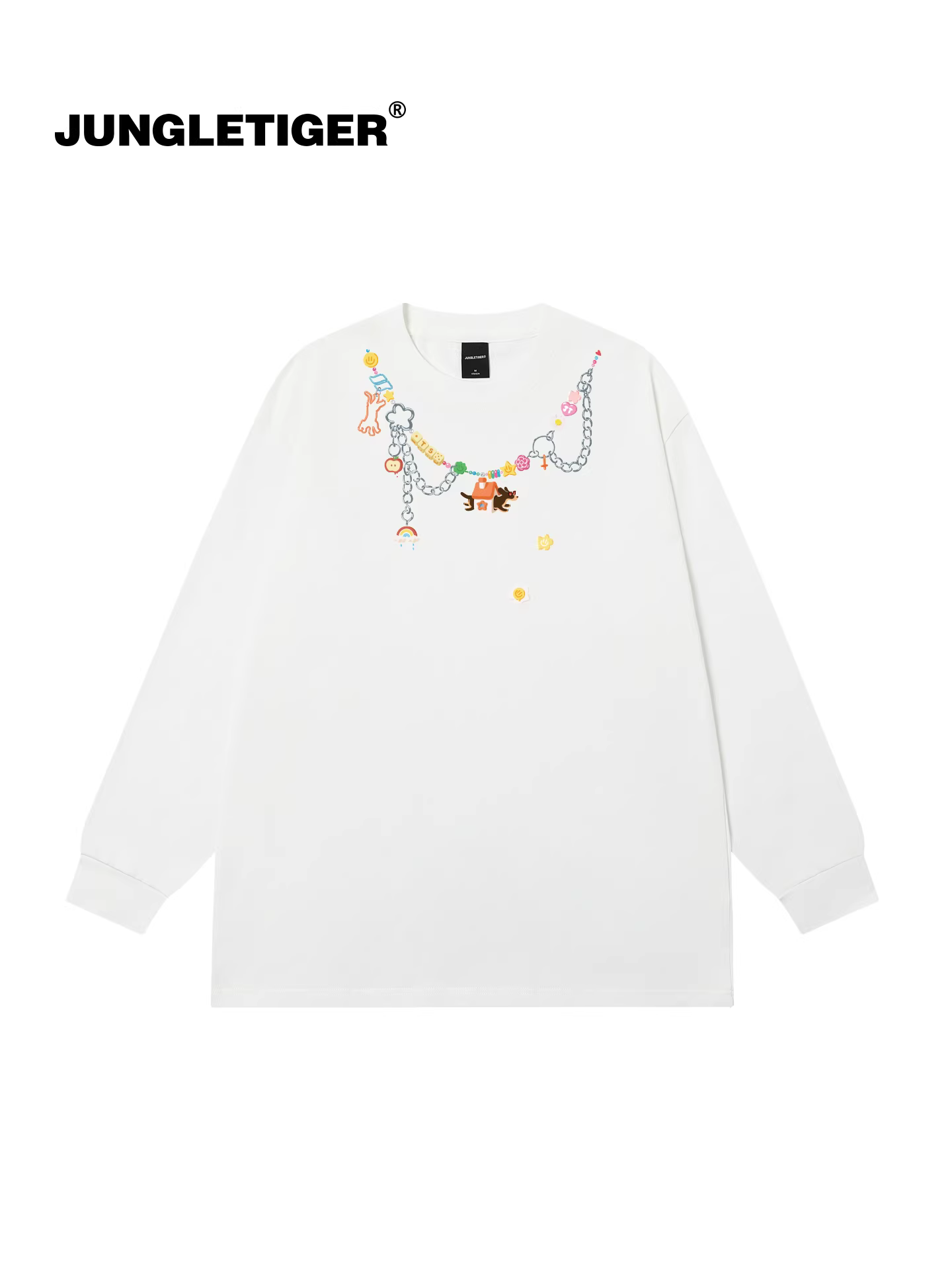 Áo thun dài tay in hình chó dachshund hổ rừng dành cho nam nữ, chất liệu cotton thuần chất, mùa thu 2025, áo cặp