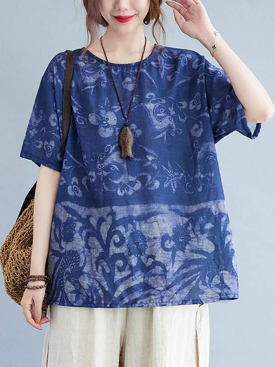 Áo thun nữ tay ngắn size lớn mùa hè 2026 kiểu vintage mới, dáng ôm, áo kiểu casual dành cho người phụ nữ có đường cong, che bụng, hợp thời trang