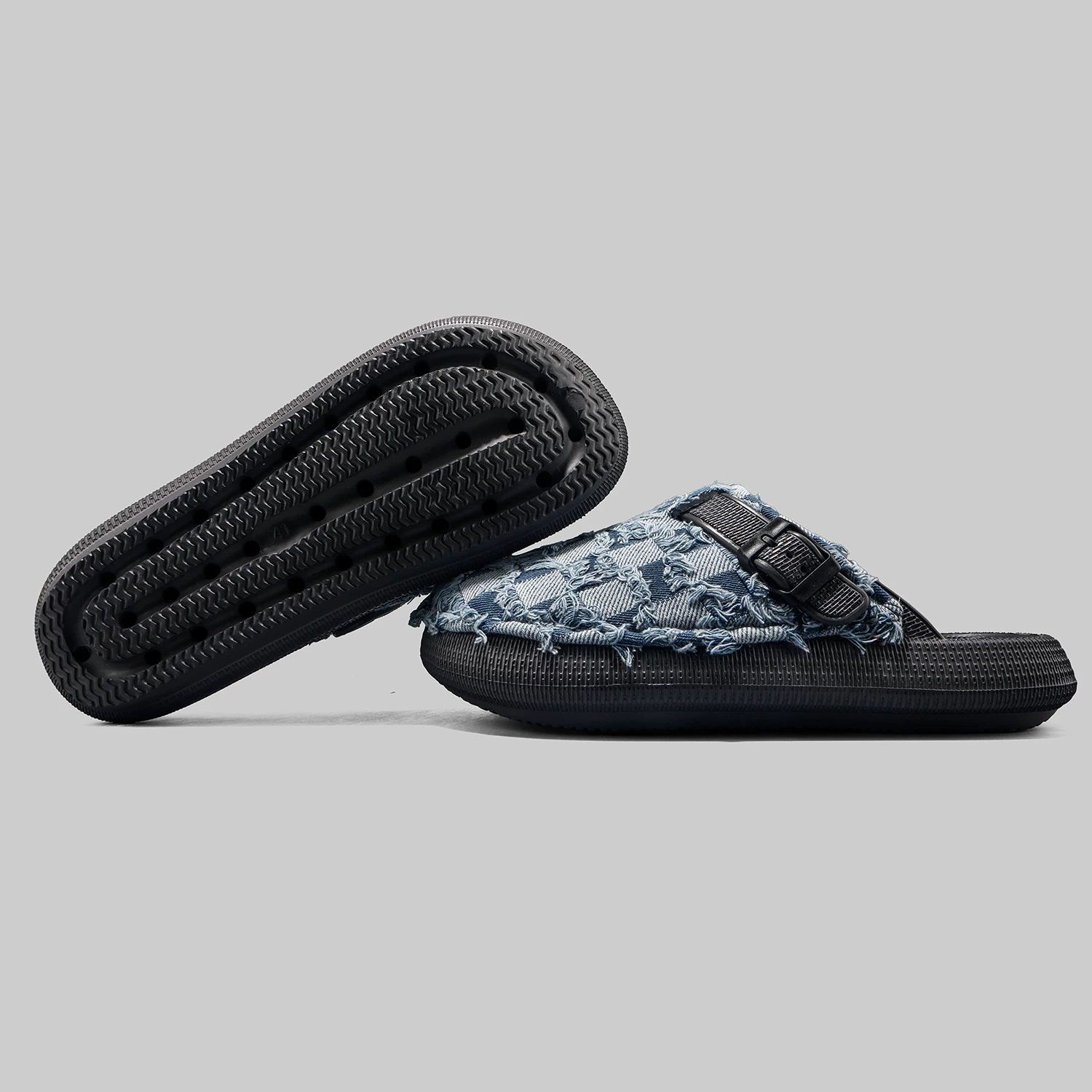 Dongjia Qshoes xuất khẩu dép một ngón kiểu Nhật cho nam và nữ, giày phong cách Birkenstock độc đáo, dép thời trang đa năng cho mùa thu ngoài trời.