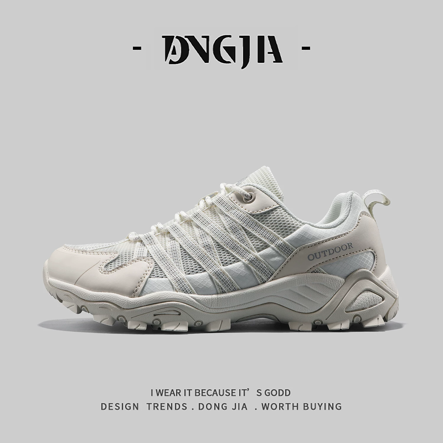 Dongjia Qshoes xuất khẩu giày chạy bộ nam mùa hè lưới thoáng khí chống trơn trượt chống mài mòn ngoài trời giày đi bộ đường dài thông thường dành cho nữ