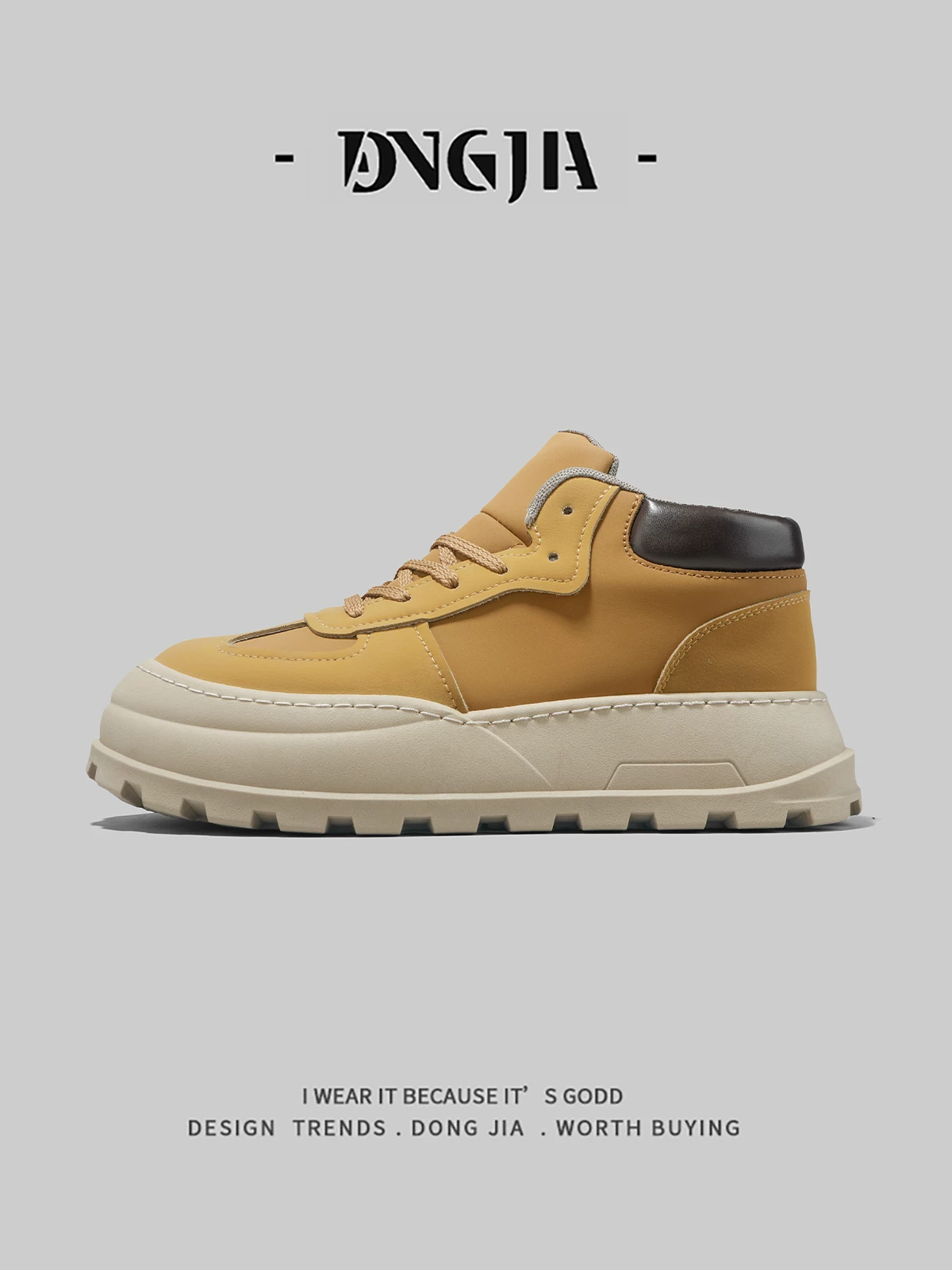 Giày nam Dongjia Qshoes là một mặt hàng xuất khẩu phổ biến, mang phong cách trang phục lao động Trung Quốc, kiểu dáng retro thời thượng, đa năng, giày thể thao ngoài trời thông thường.