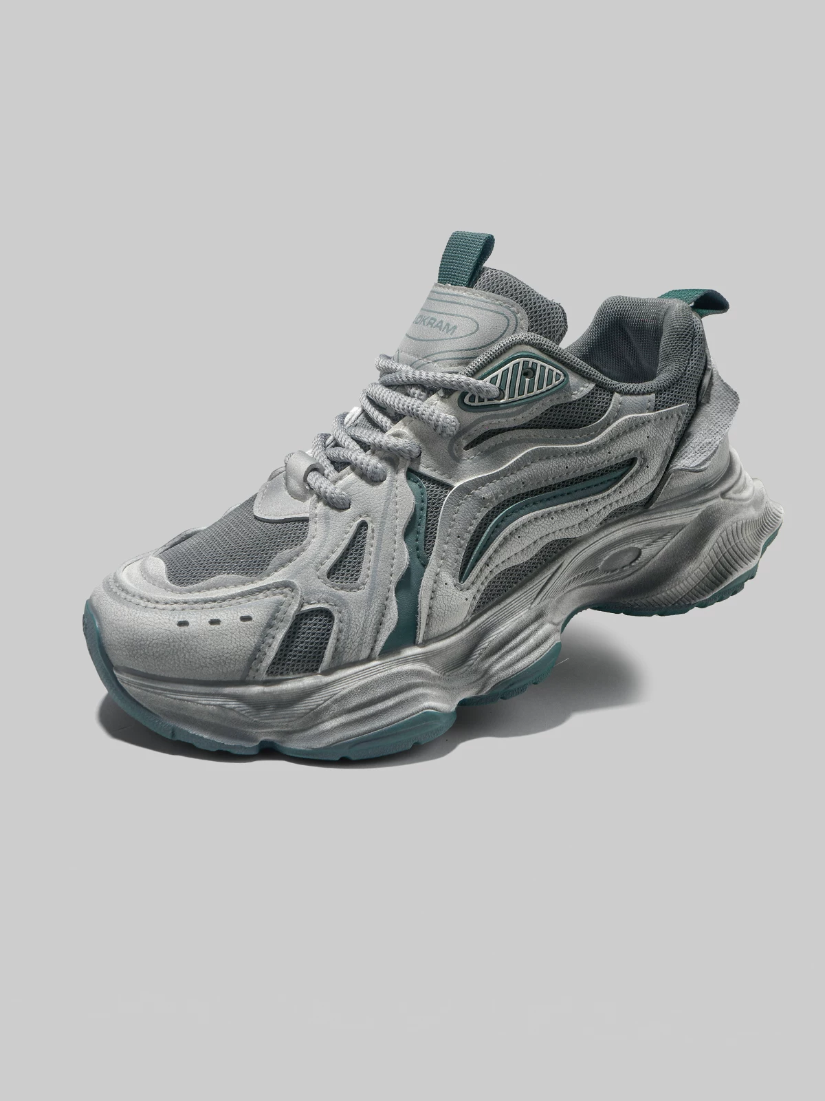 Giày thể thao nam Dongjia Qshoes kiểu retro, thời thượng mùa thu, đa năng, đế dày, phong cách thể thao giản dị