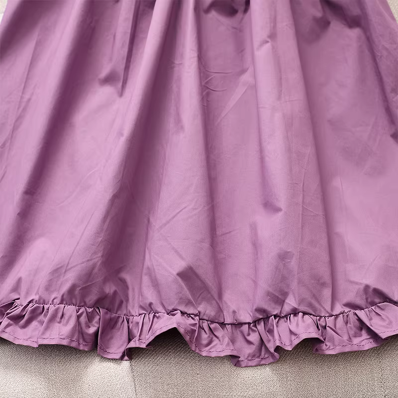 Váy hè bé gái 2025 kiểu Hàn Quốc mới, váy công chúa ngắn tay, váy mùa hè thường ngày mỏng nhẹ cho bé gái