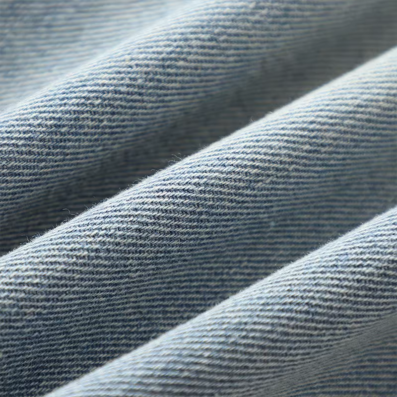 Quần jeans ống rộng mùa thu cho bé gái, mẫu mới 2025, quần dài in họa tiết rộng rãi, quần dài viền xù cho bé gái, mặc mùa thu