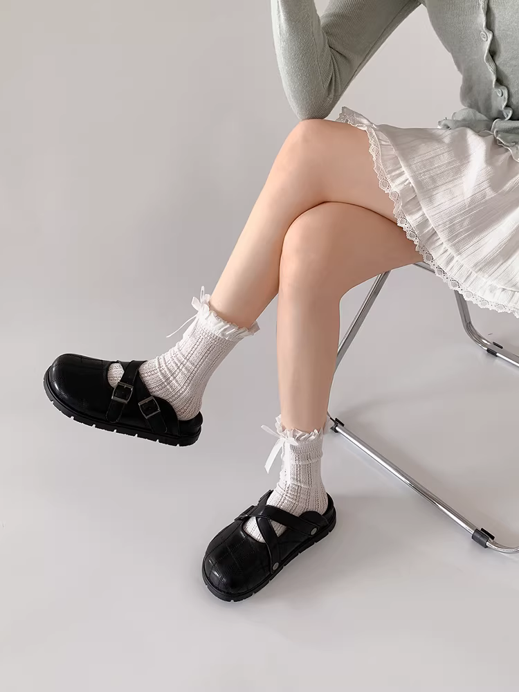 Phía Nam ở miền Nam: Dép nữ đế dày kiểu Pháp cổ điển, mũi kín, dùng cho mùa hè, đi ngoài trời, mẫu mới đa năng năm 2025, kiểu Birkenstock nửa dép.