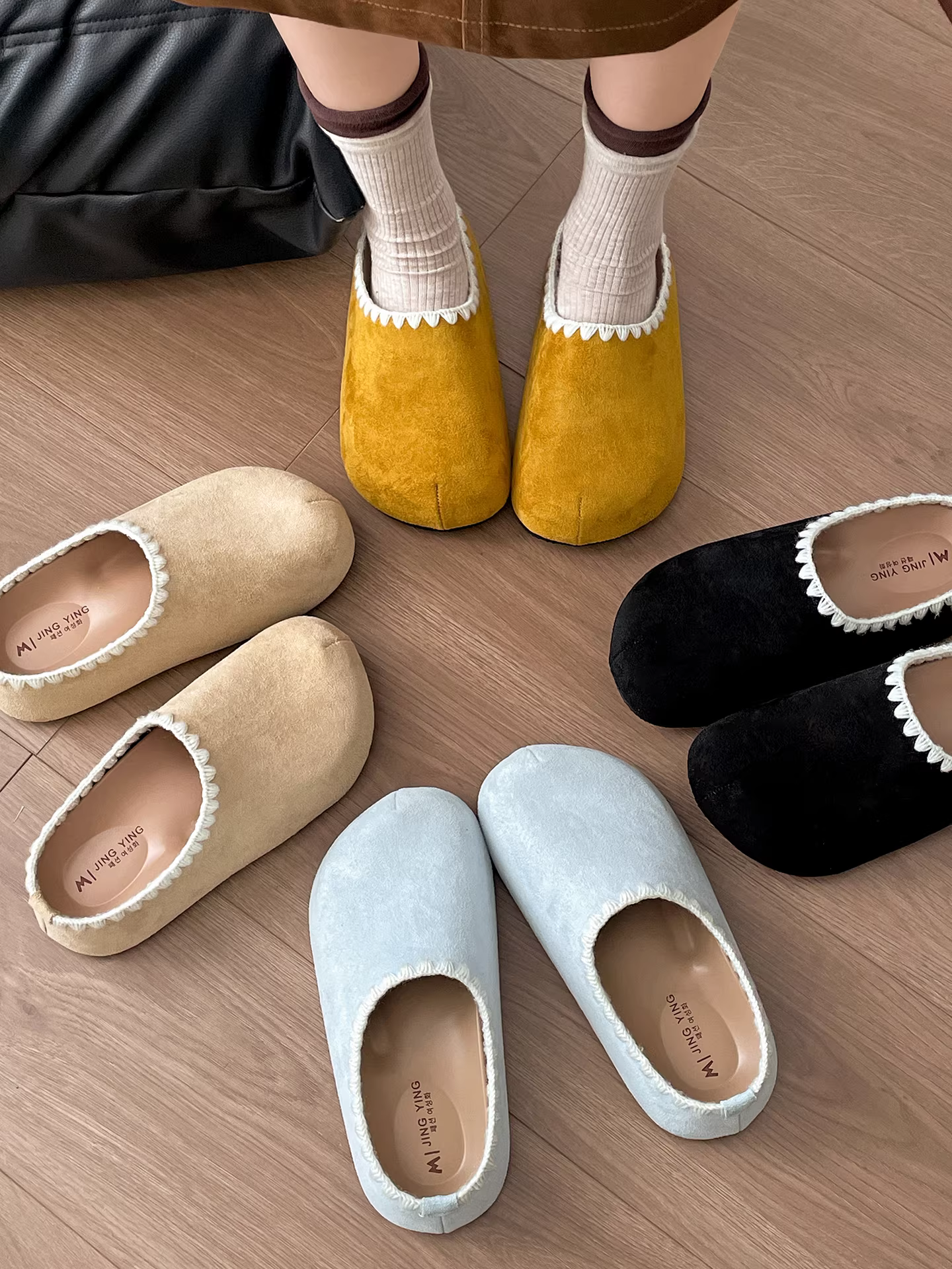 Phía Nam ở miền Nam: Dép đế dày cổ điển dành cho nữ, Áo khoác ngoài mùa thu, Phong cách mới 2025, Kết hợp với váy, Dép nửa đế tăng chiều cao, Giày Birkenstock.