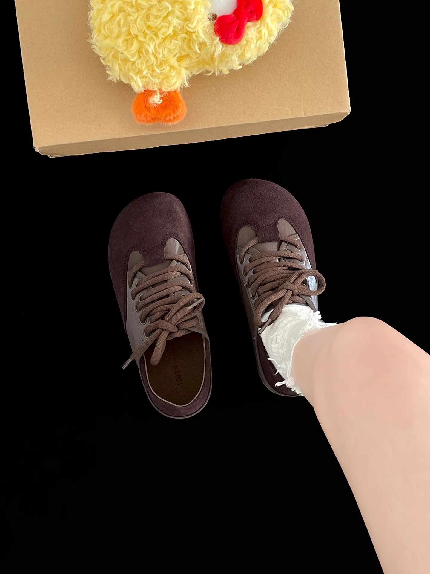 Giày Birkenstock đế dày kiểu Pháp cổ điển Nanzai dành cho nữ 2025, mẫu mới mùa thu, đế mềm, đa năng, đi được hai kiểu, giày đơn.