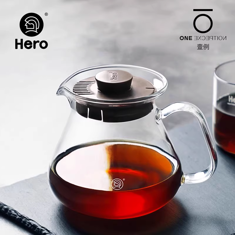 Bình pha cà phê Hero, có thể đun nóng và chịu nhiệt độ cao, bình cà phê kiểu Mỹ, bình lọc nhỏ giọt gia dụng, Hario.