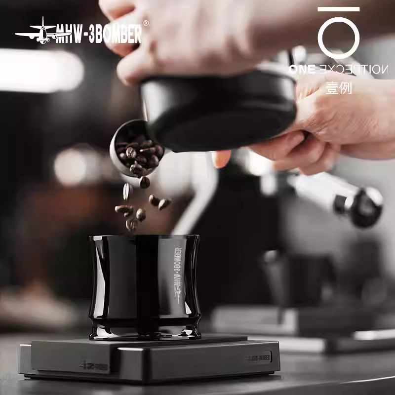 Bộ dụng cụ pha cà phê bằng tay MHW Bomber Streamer Series: Máy xay cà phê dạng bột, tay cầm, dụng cụ hứng bột, dụng cụ phân phối bột cà phê Espresso