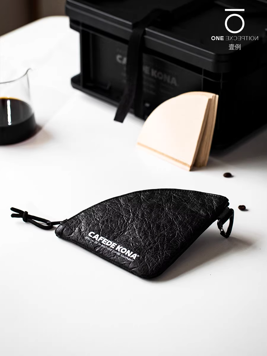 CAFEDE KONA túi giấy lọc quán cà phê V60 hình quạt phổ thông túi giấy lọc lưu trữ chống ẩm chống bụi hộp máy bay ném bom