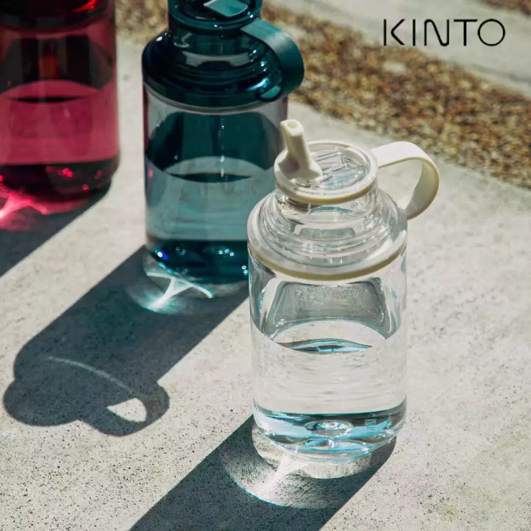 Bình nước thể thao KINTO ACTIVE BOTTLE dành cho nam và nữ, cốc nước thể dục, bình nước thể thao có vòi phun dành cho chạy bộ